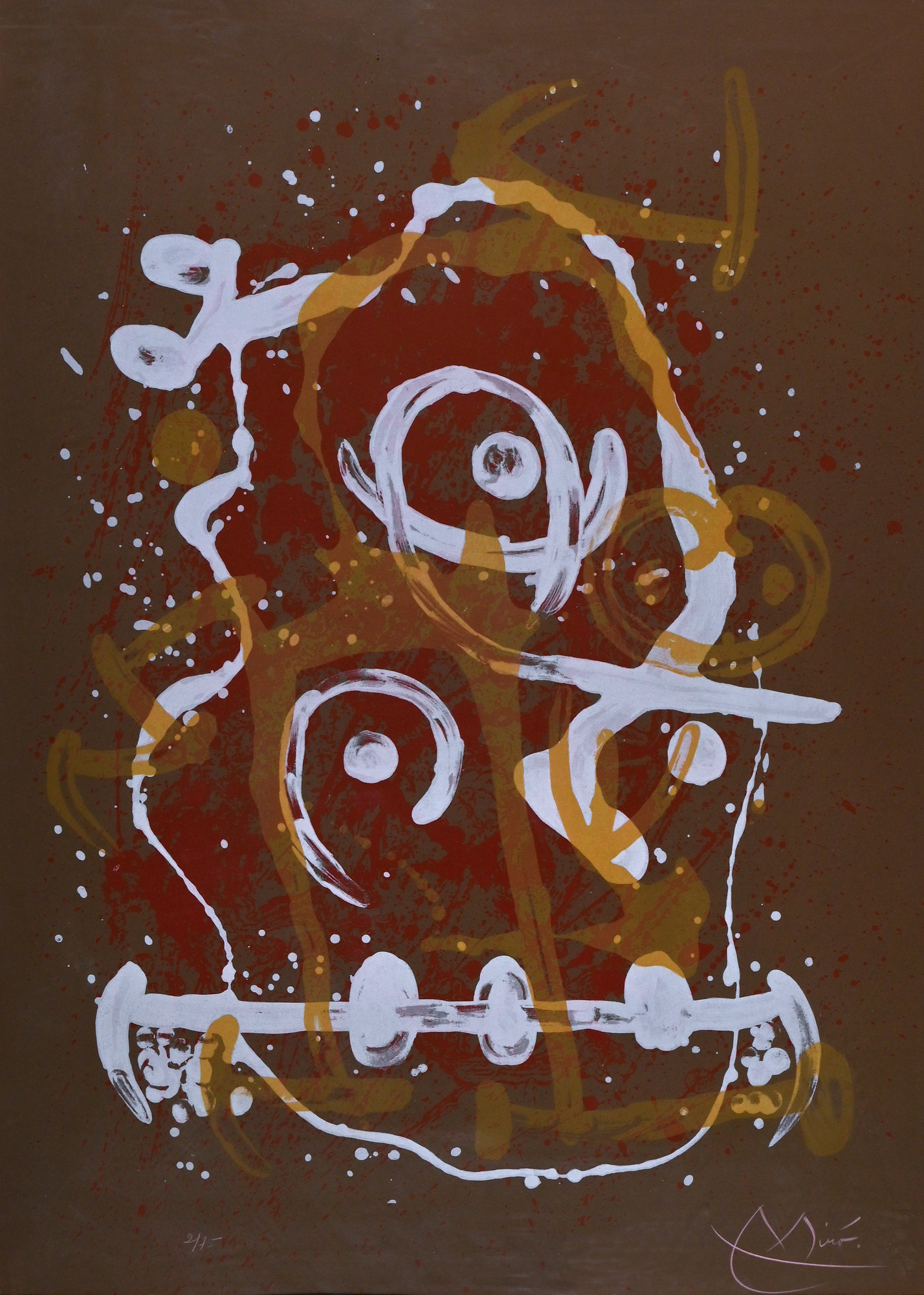 Joan Miró, Chevauchée - brun