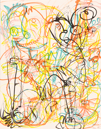 4 Blätter: Ohne Titel