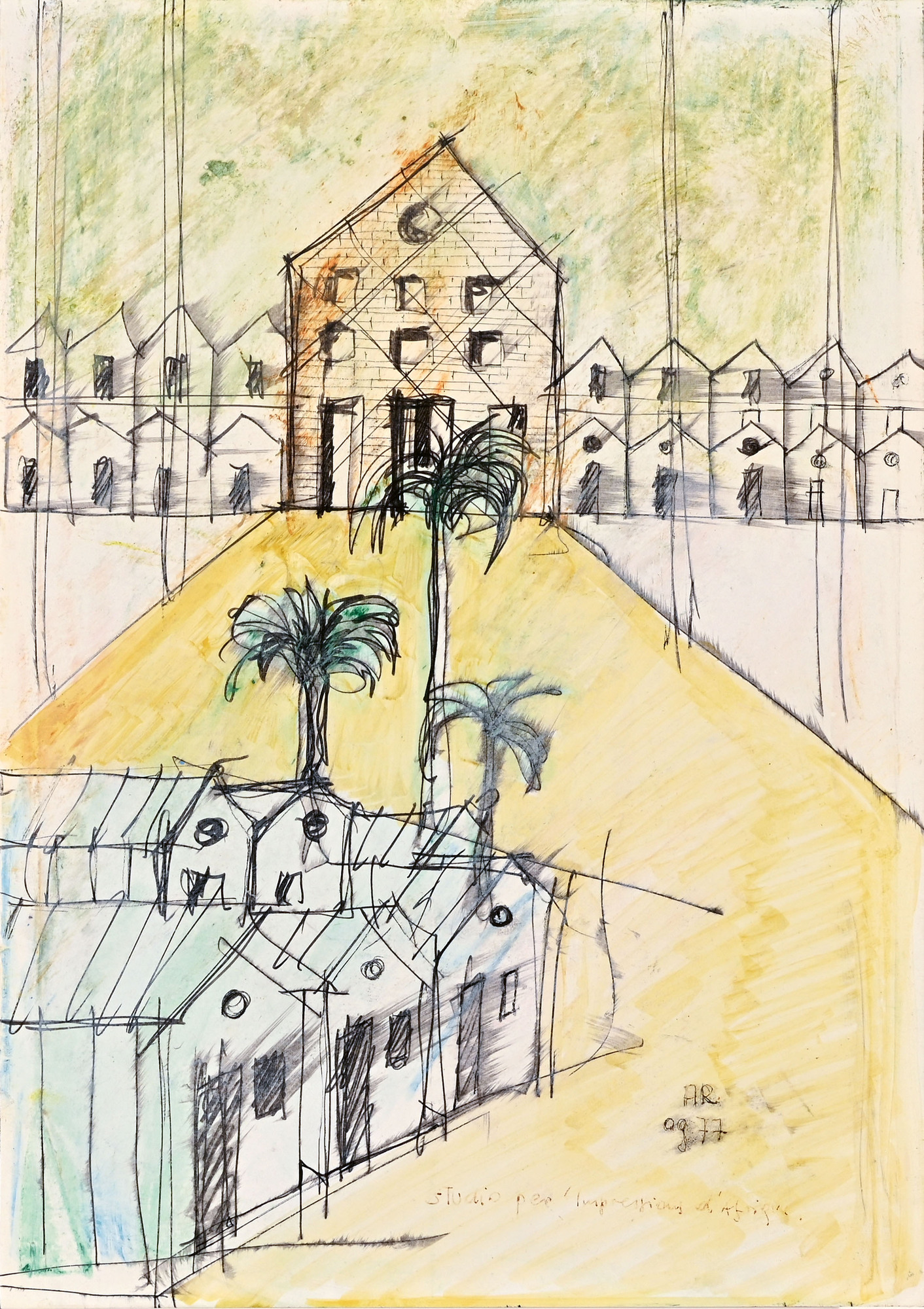 Aldo Rossi, Studio per 'Impressions d'Afrique