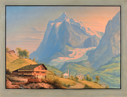 Wetterhorn, Grindelwald und Gletscher