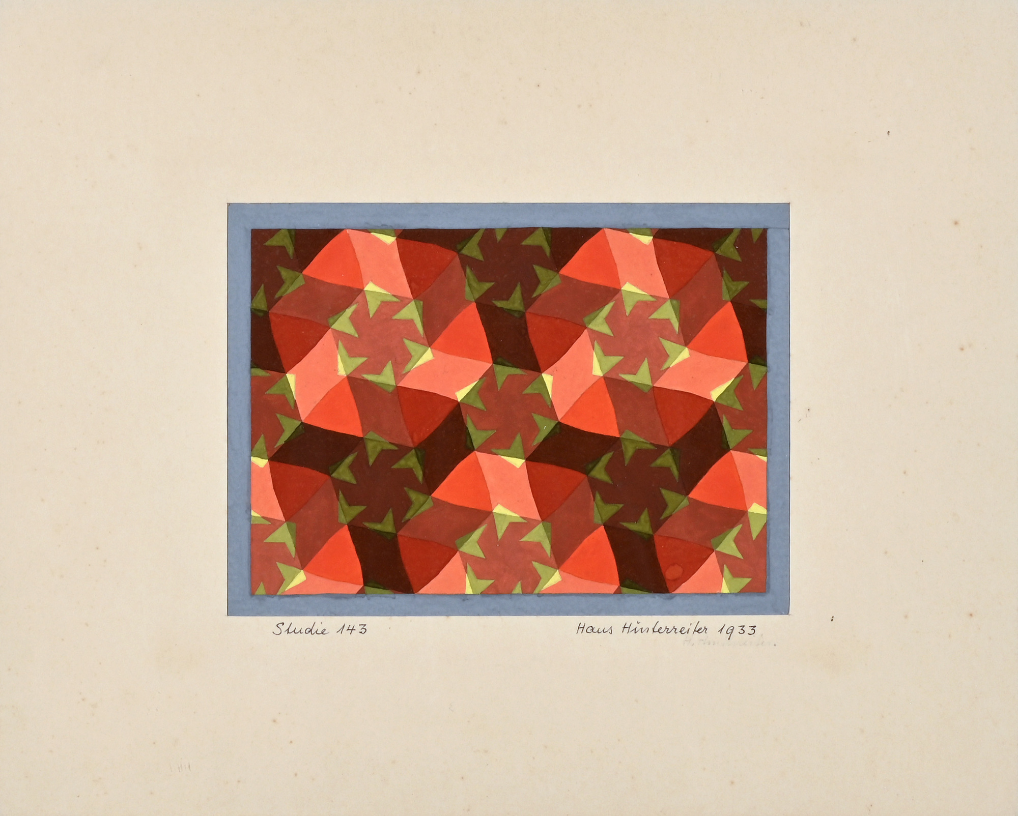 Hans Hinterreiter, Studie 143