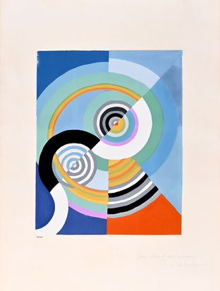 Nach Robert Delaunay. Rythme 3, from Art d'Aujourd'hui