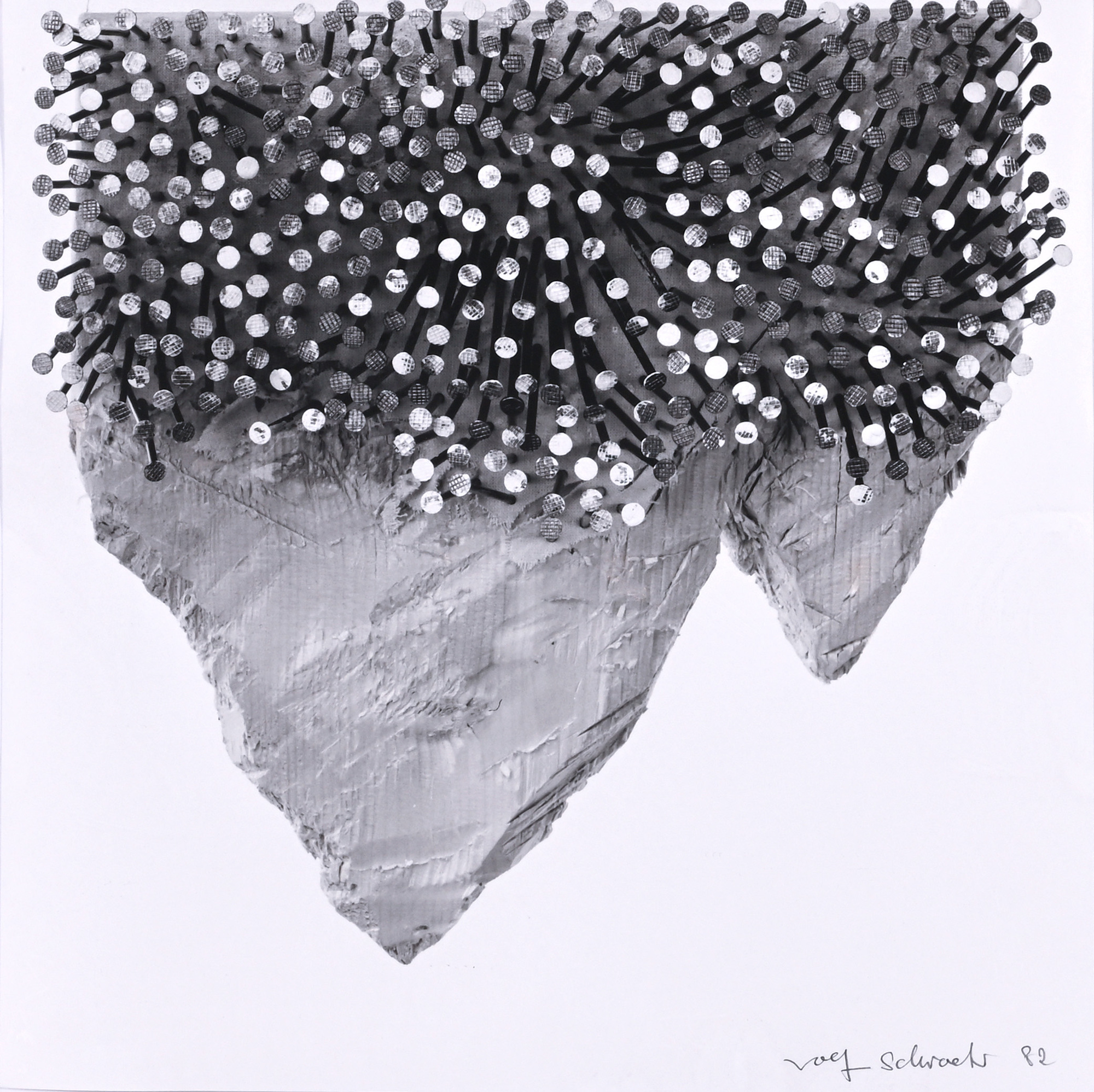 Rolf Schroeter, Blatt aus "Vision Rapperswil aus dem Quadrat"