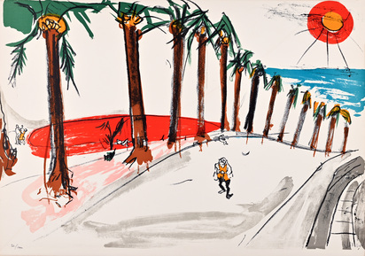 6 Blätter, aus "Jürg Federspiel. Versuch eines literarischen Portraits zu Varlins siebzigstem Geburtstag"