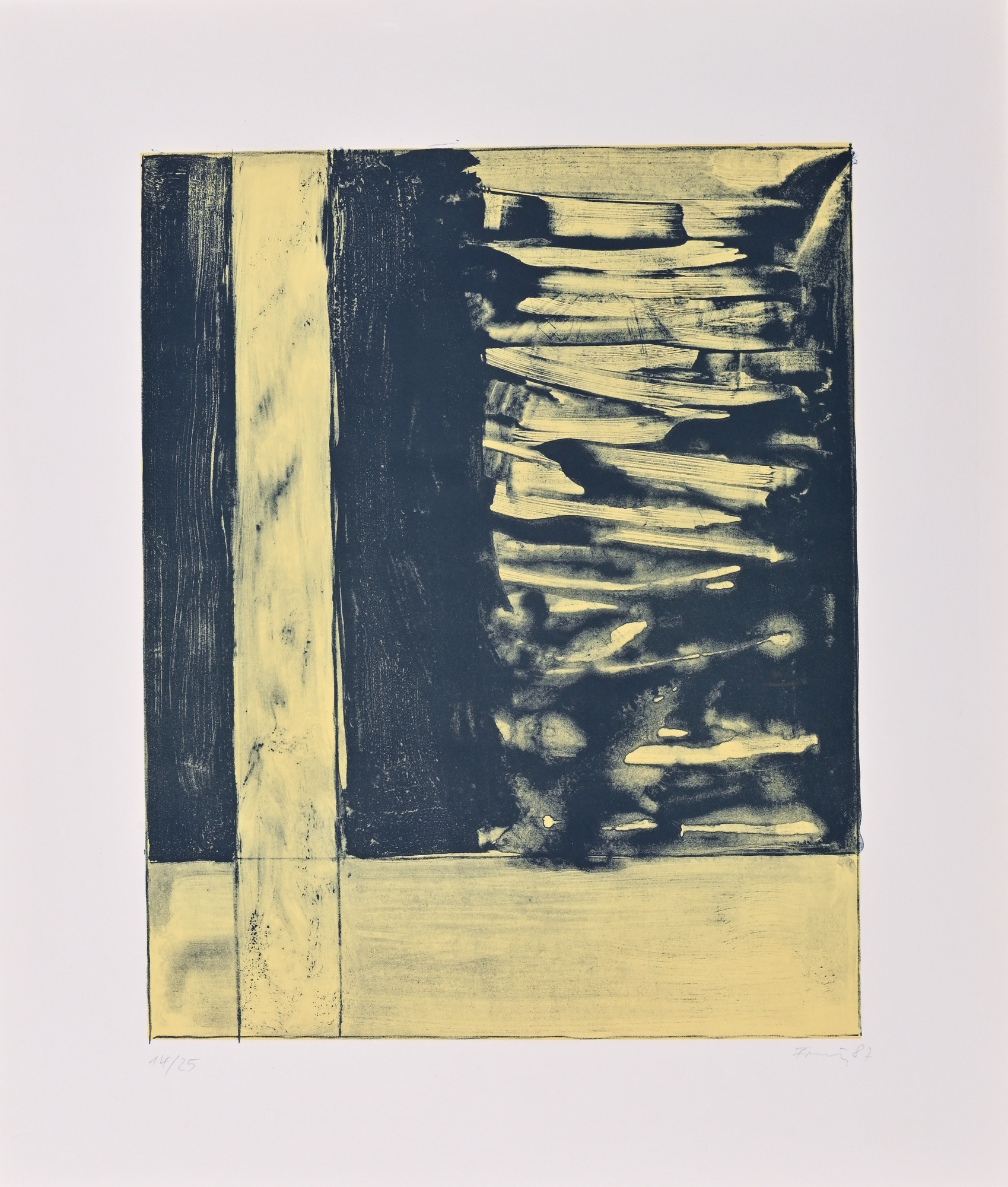 Günther Förg, 5 Blätter: Formen