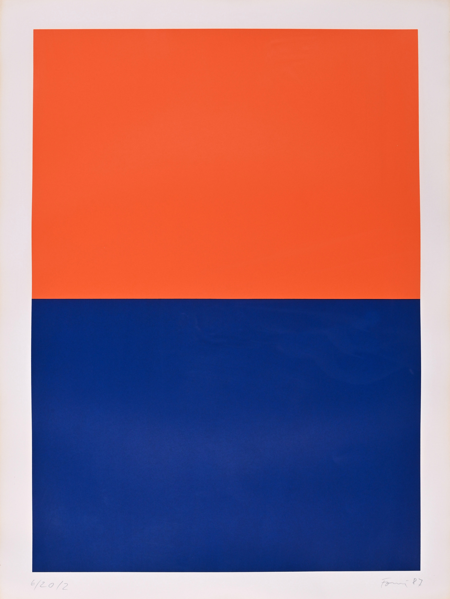 Günther Förg, 4 Blätter: Ohne Titel