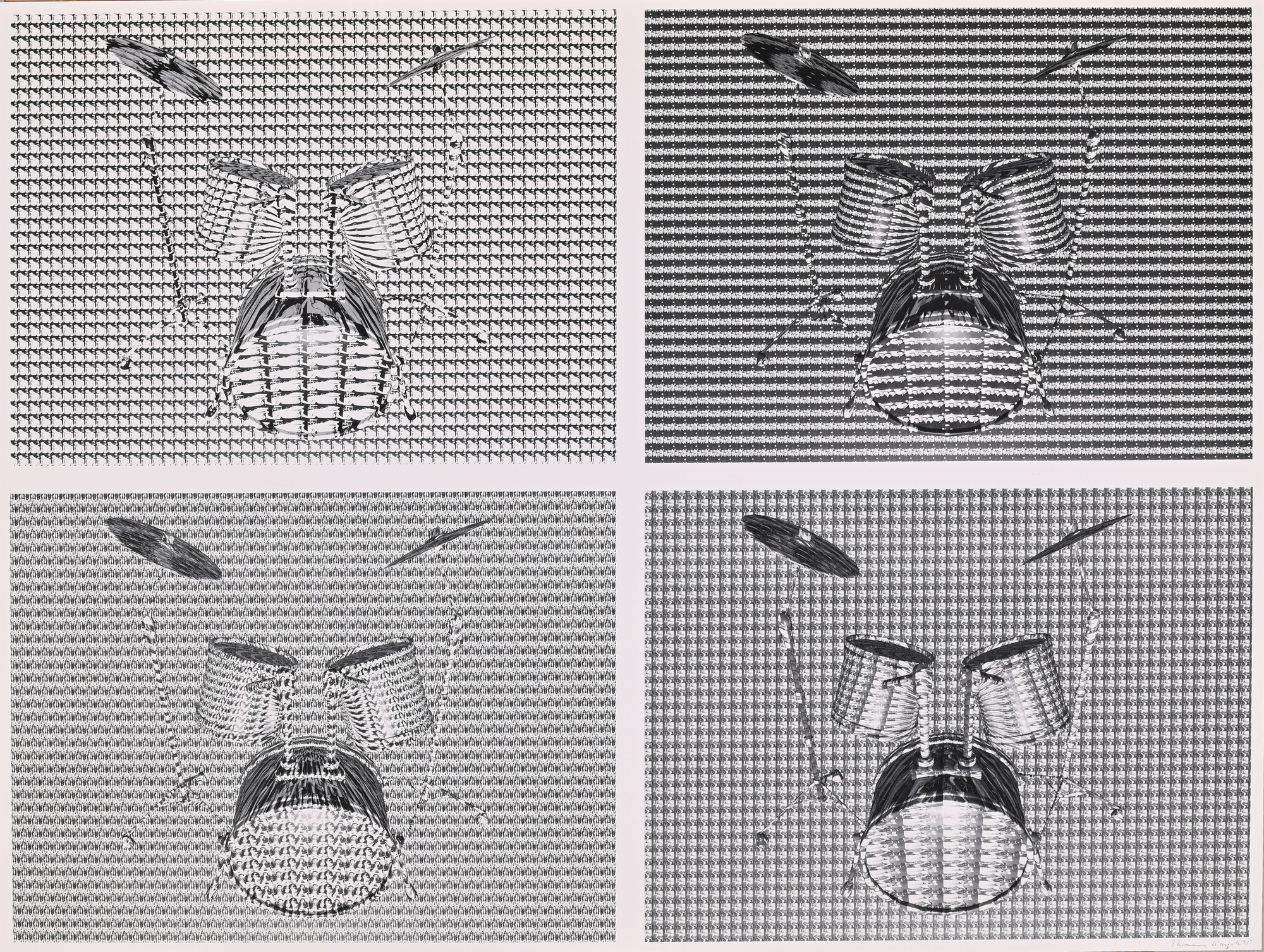 Thomas Bayrle, Schlagzeug
