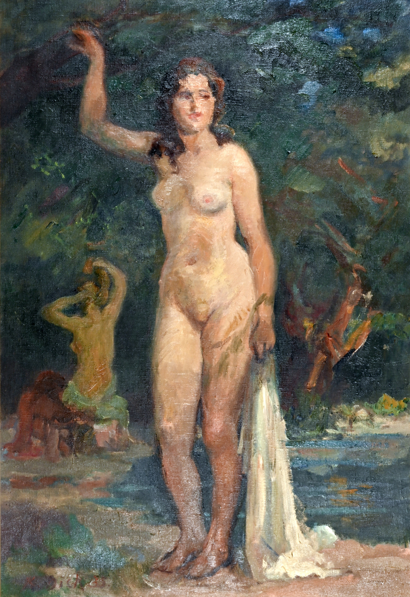 Karl Theophil Dick, Badende