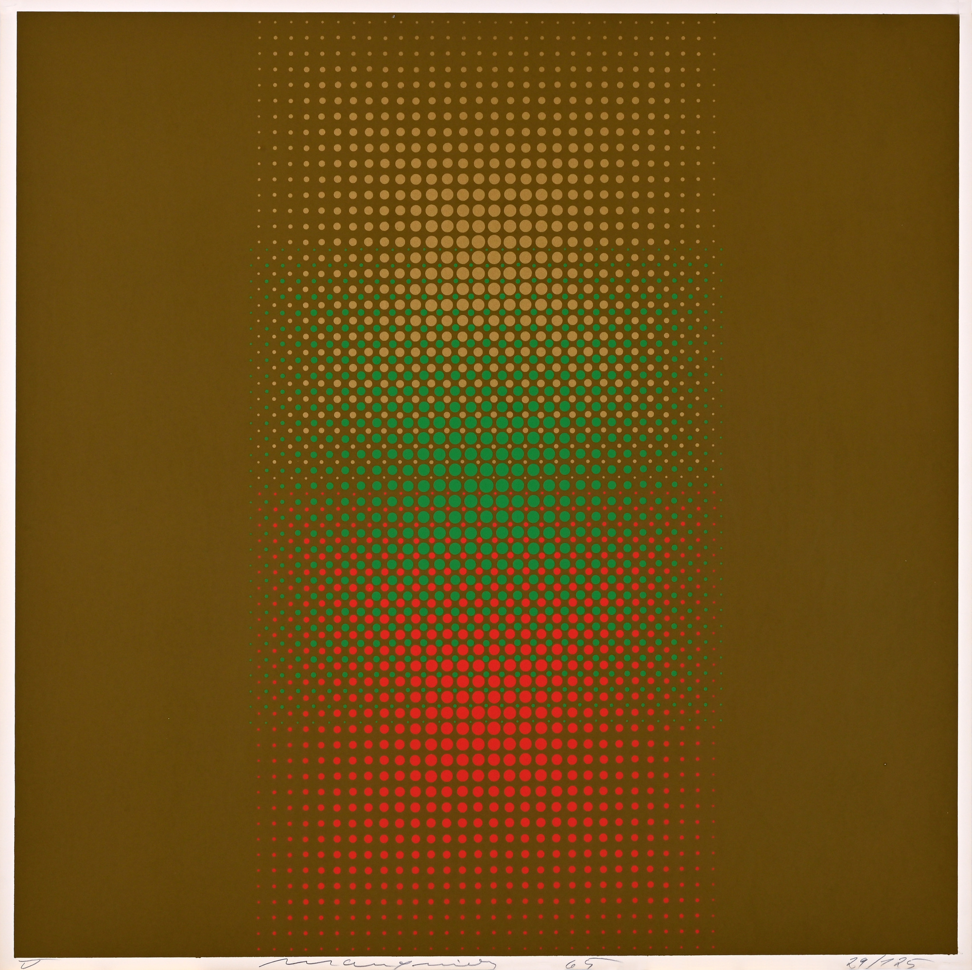 Almir da Silva Mavignier, 5 Blätter: Ohne Titel