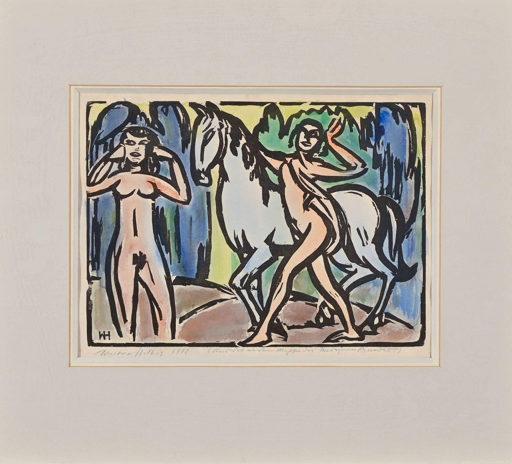 Walter Helbig, Blatt aus "Mappe des Modernen Buches"