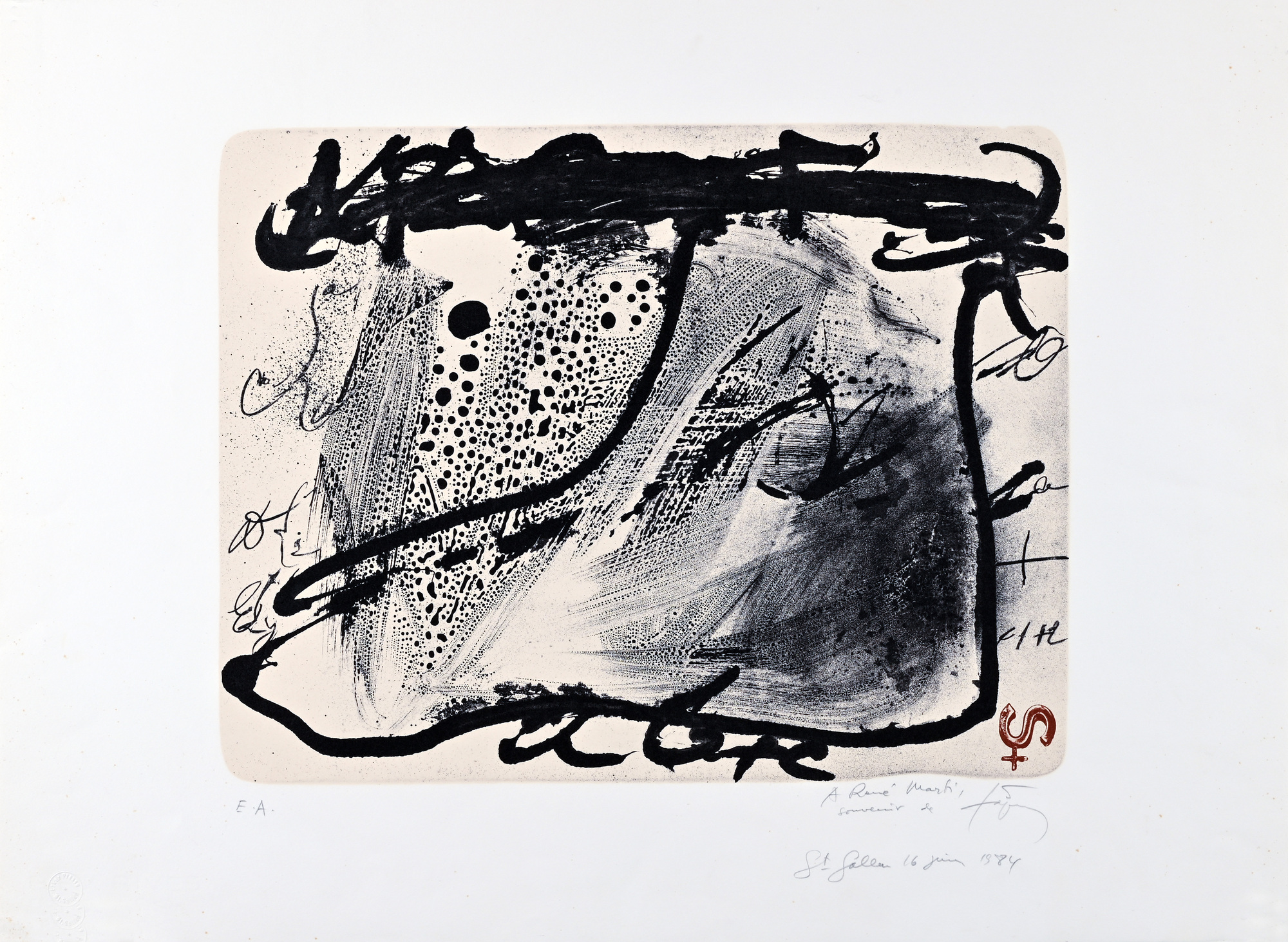 Antoni Tàpies, Éperon