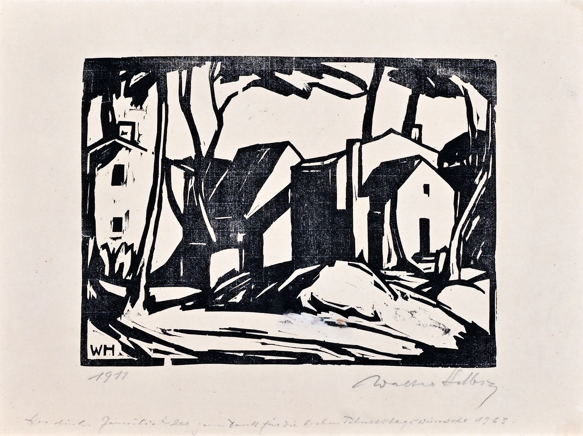 Walter Helbig, Dorf im Tessin