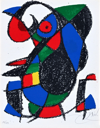 Blatt aus "Joan Miró lithographe II"
