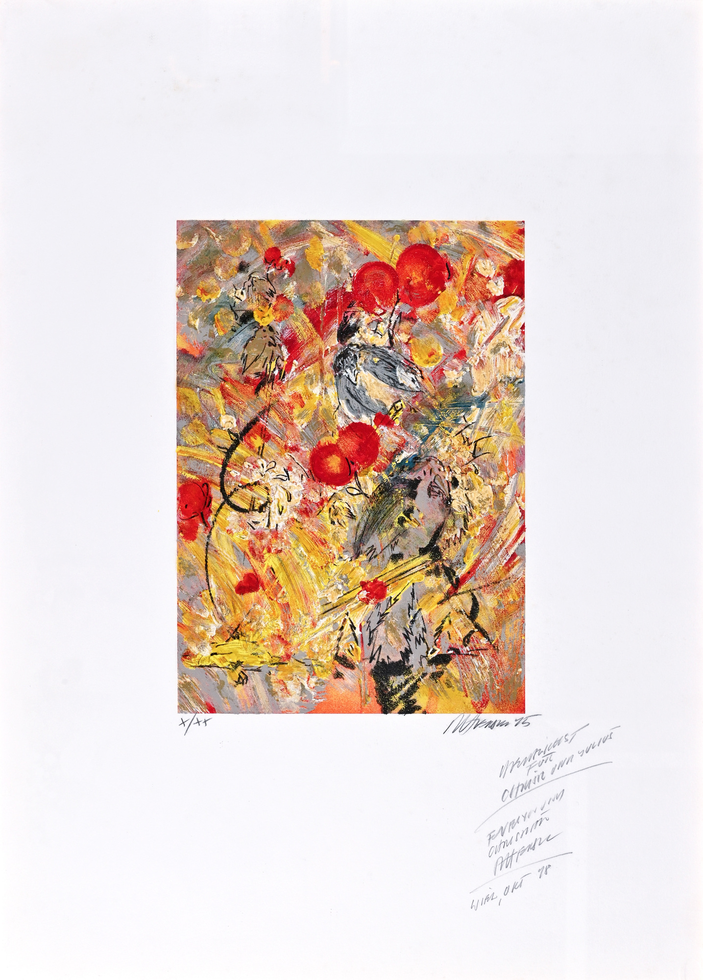 Christian Ludwig Attersee, Spatzenmohn