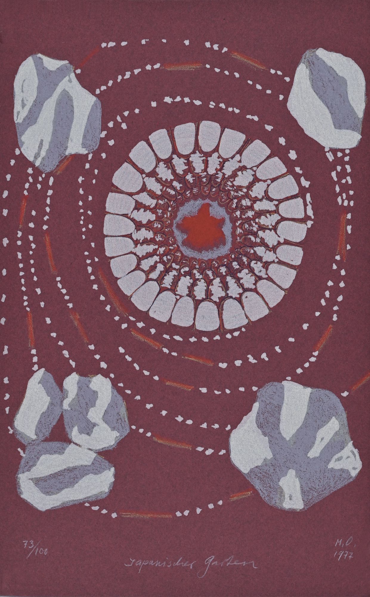 Meret Oppenheim, Japanischer Garten