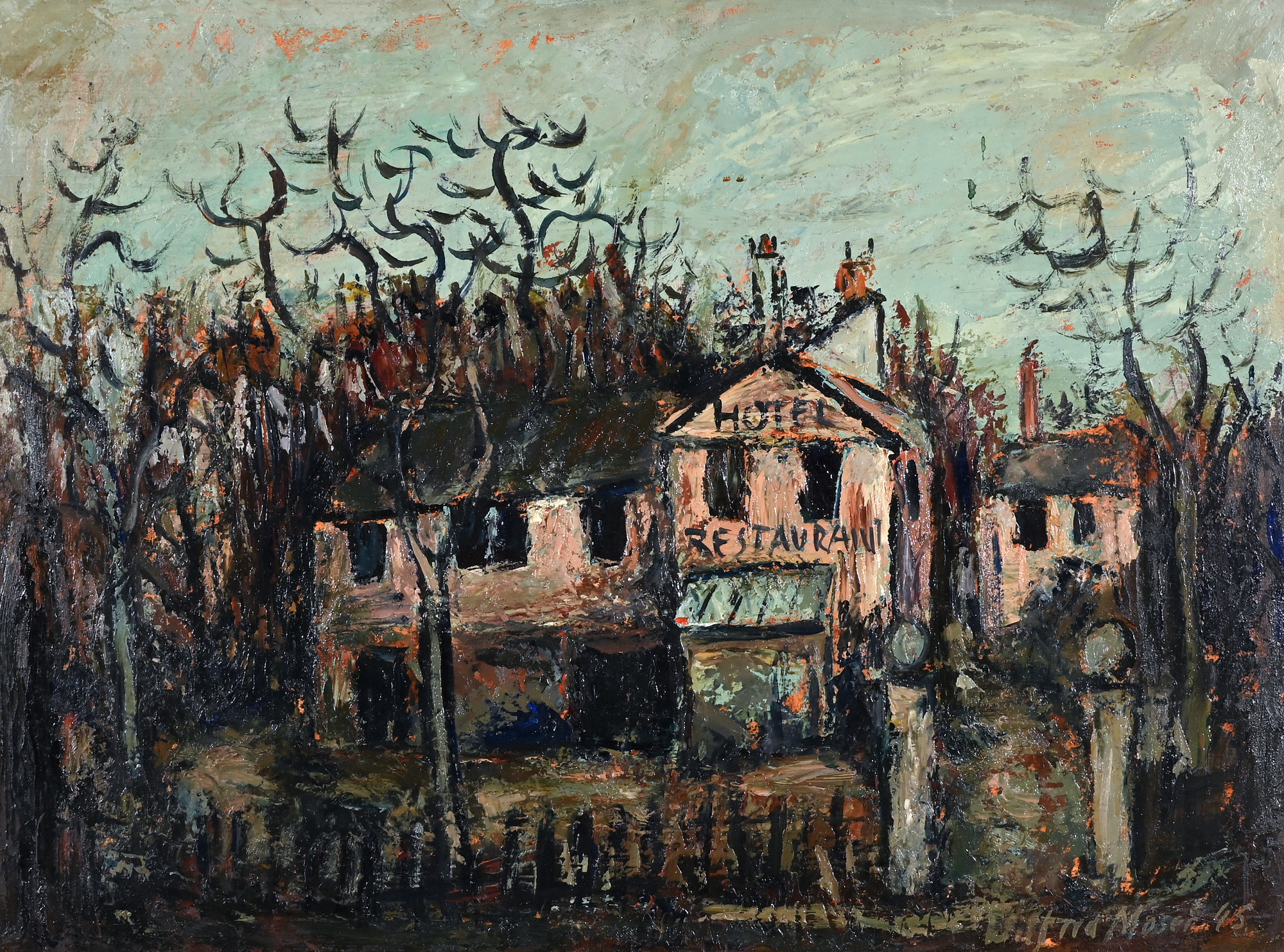 Wilfrid Moser, Hôtel - Restaurant Paris