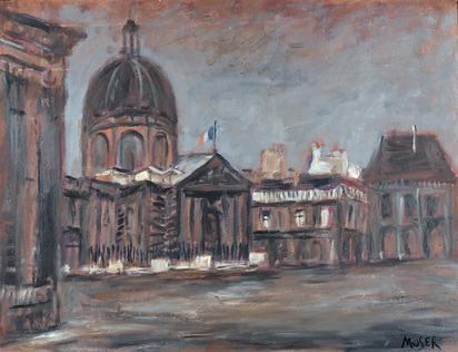 Vue de Paris, l'institut