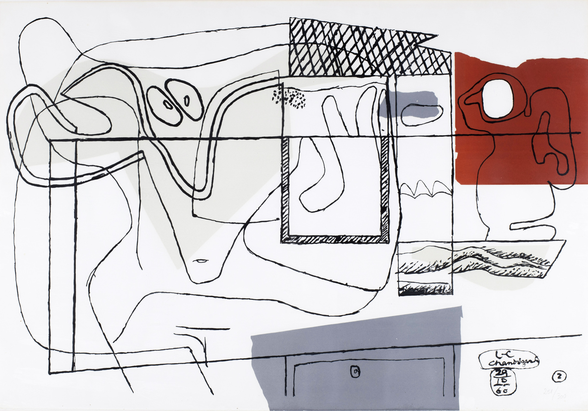 Le Corbusier, Abraça, aus "Cortège"