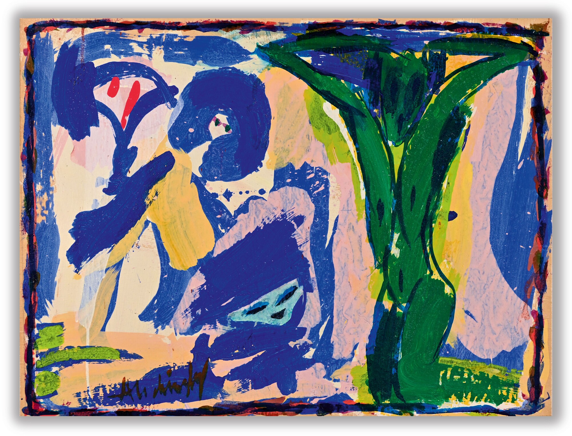 Pierre Alechinsky, Tenir la pose