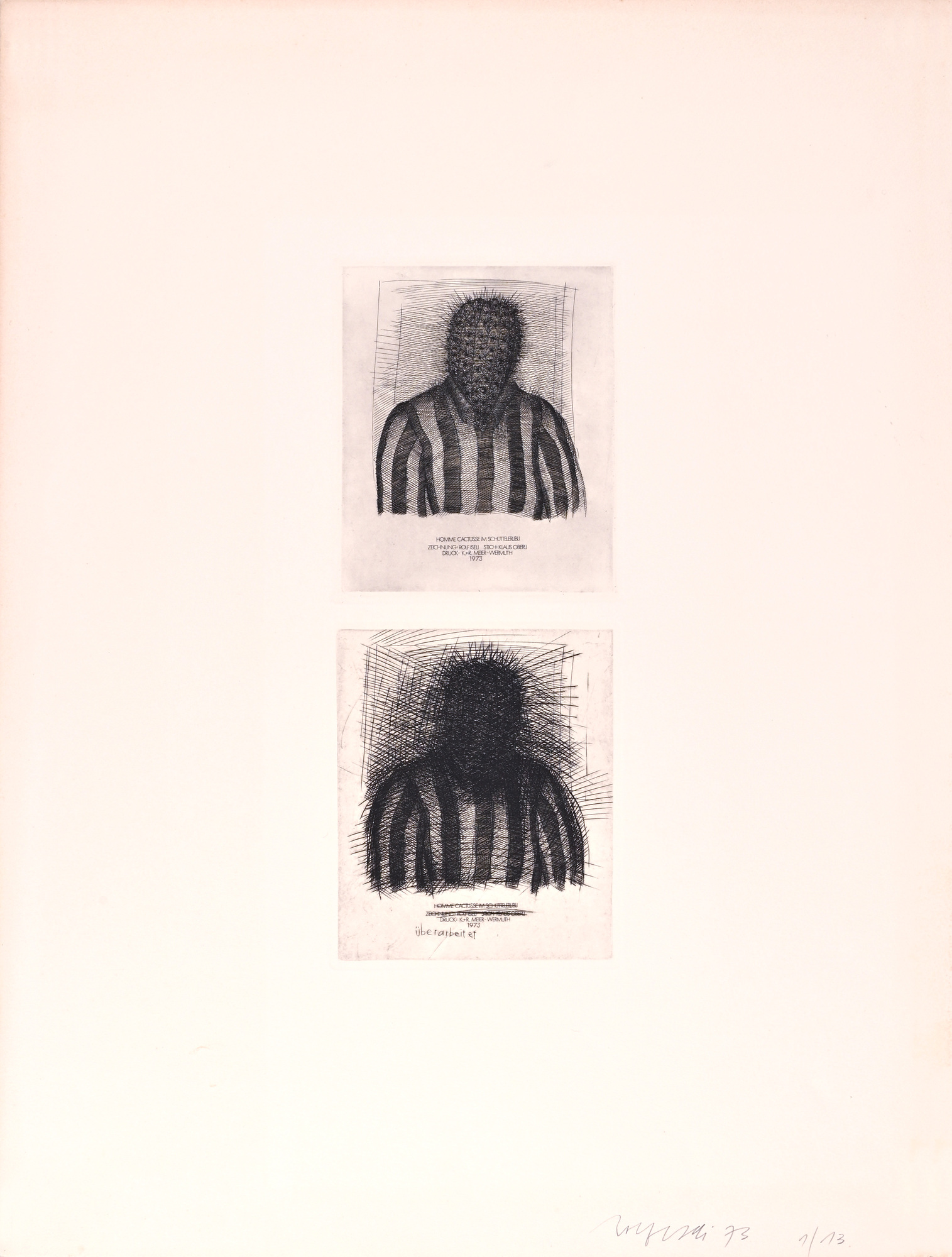 Rolf Iseli, 6 Blätter: Ohne Titel