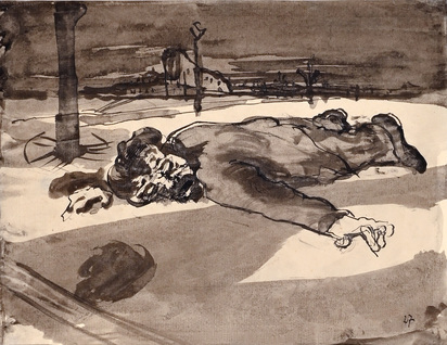 4 Werke: Ohne Titel, 1920; Ohne Titel, 1927, Ohne Titel (recto/verso), 1920, Ohne Titel (recto/ verso)