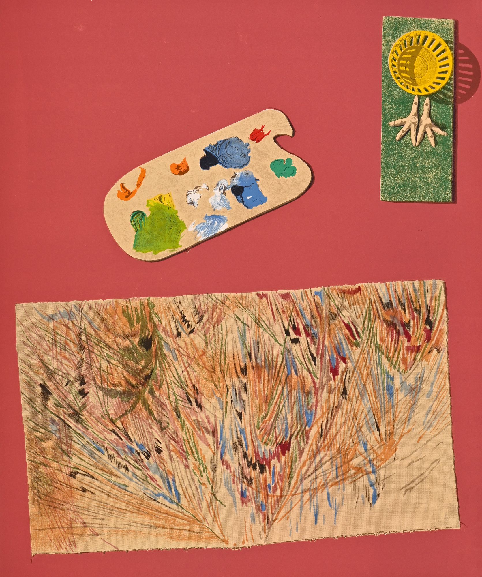 Max Ernst, Portfolio. Dent prompte, 1969