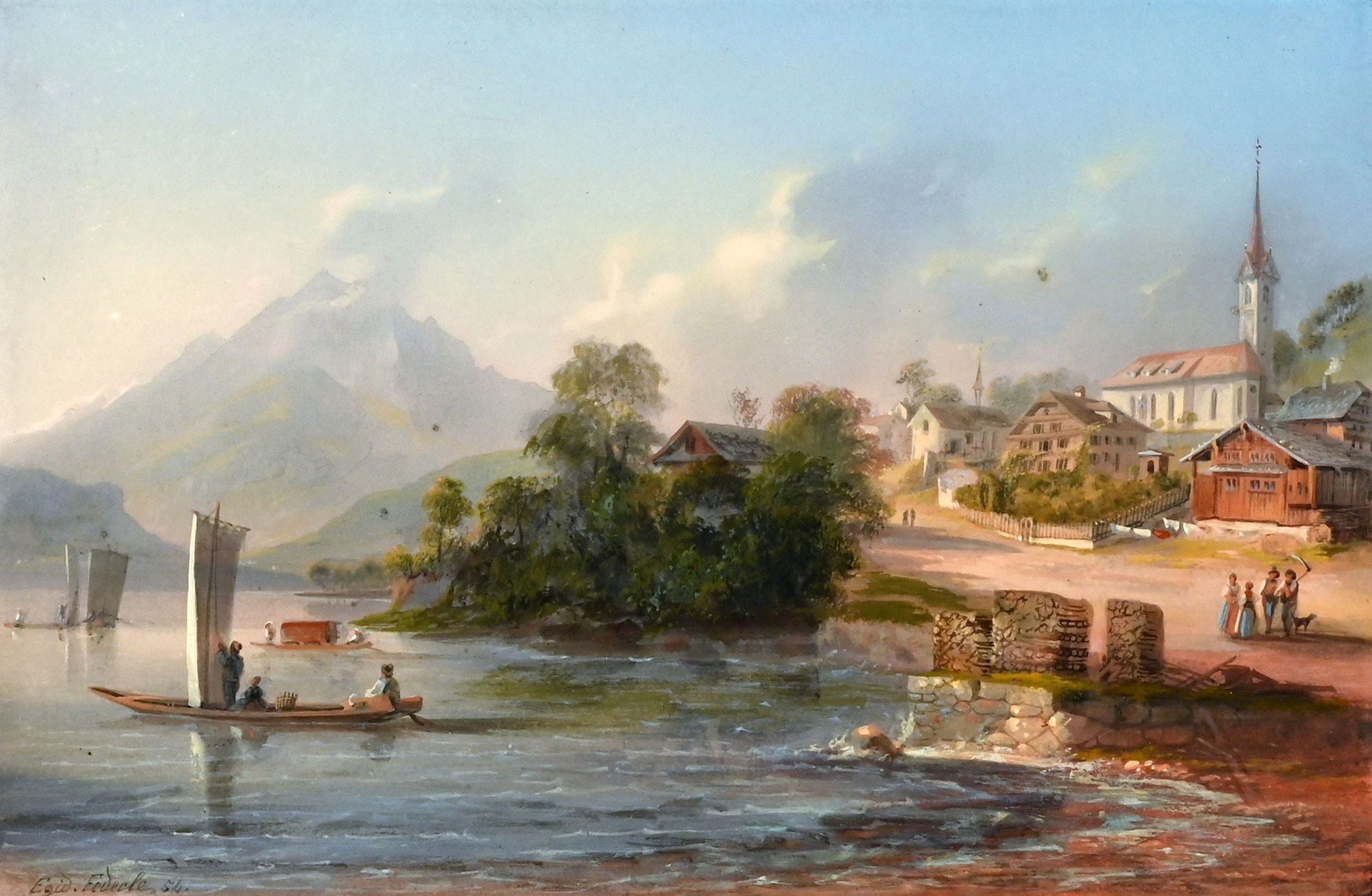 Egidius Federle, Swiss landscape