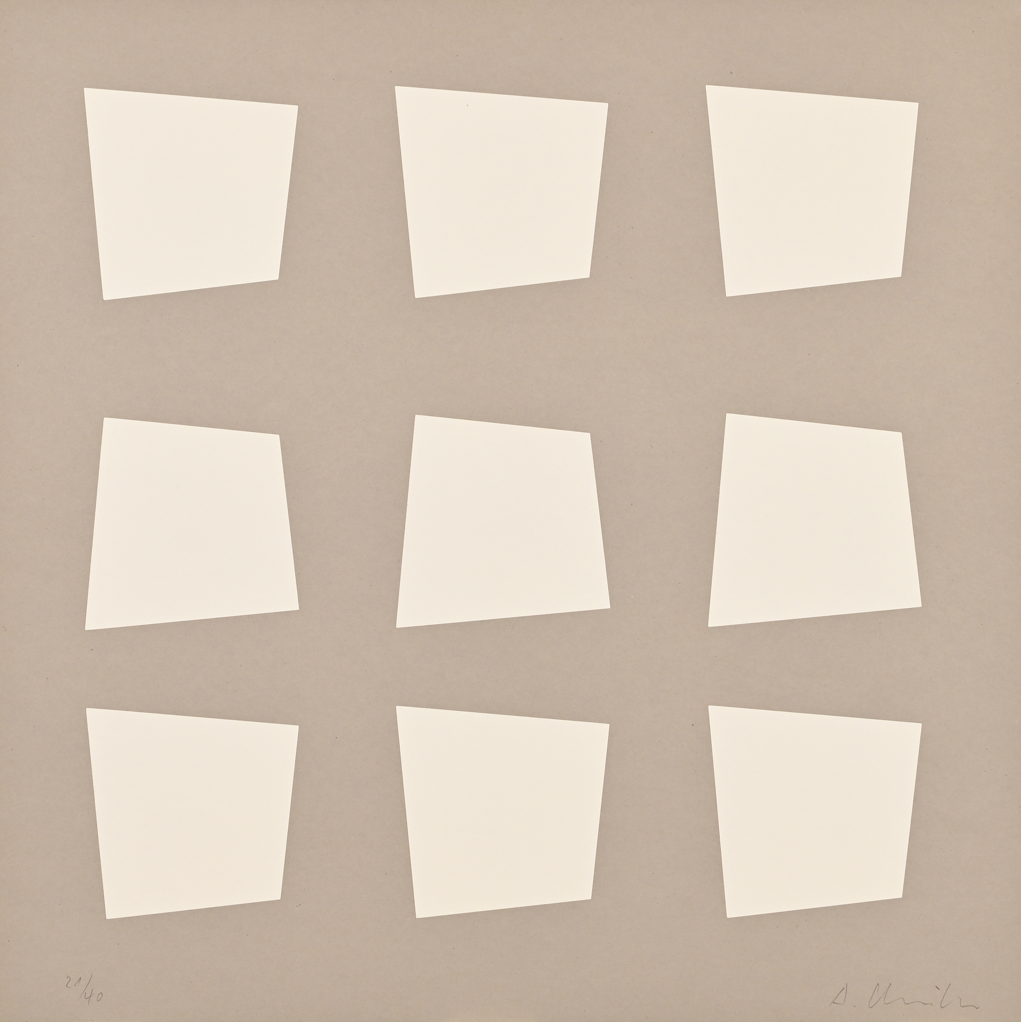 Andreas Christen, Mappe. 3 Sérigraphies