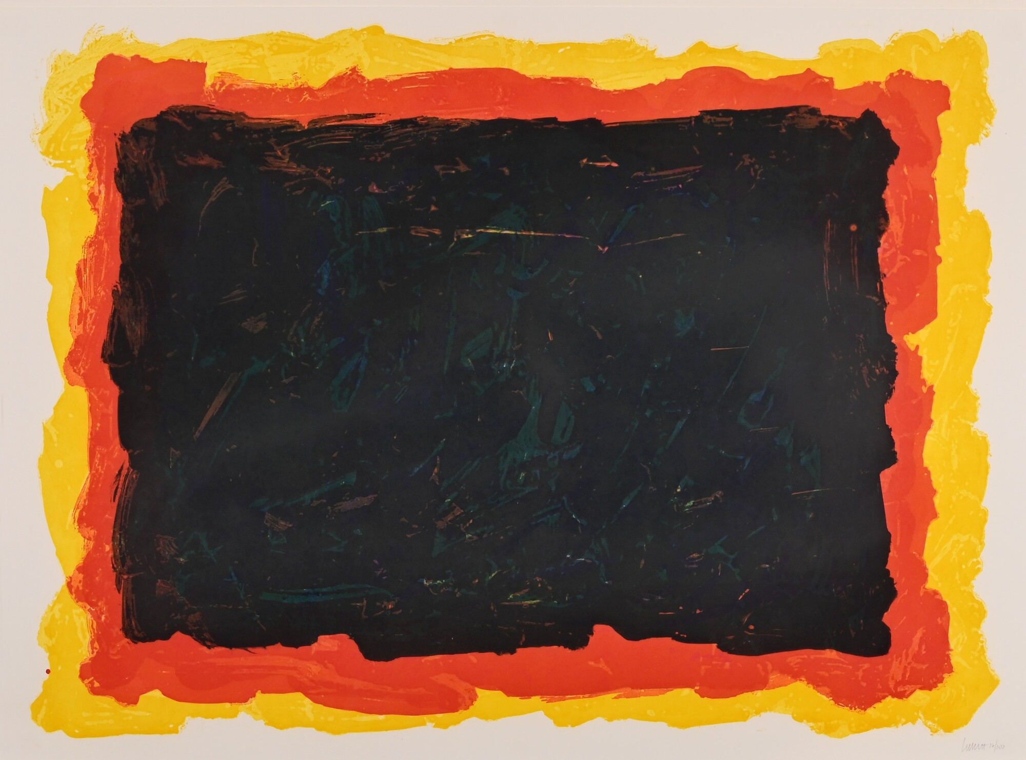 Sol LeWitt, Irregular Red, Yellow and Blue Rectangles Superimposed, aus "Künstler gegen die Folter"