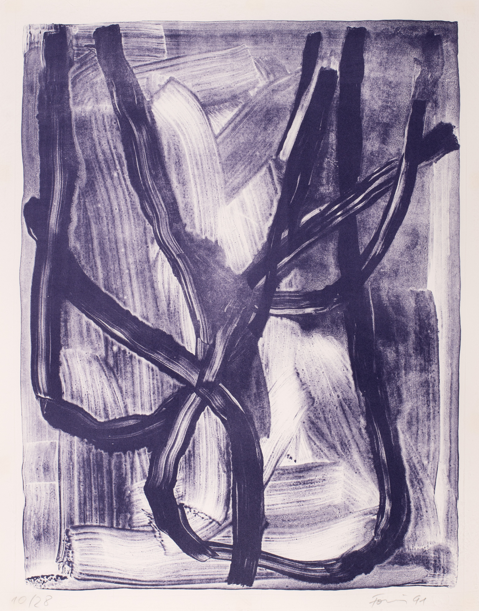 Günther Förg, 6 Blätter: Ohne Titel