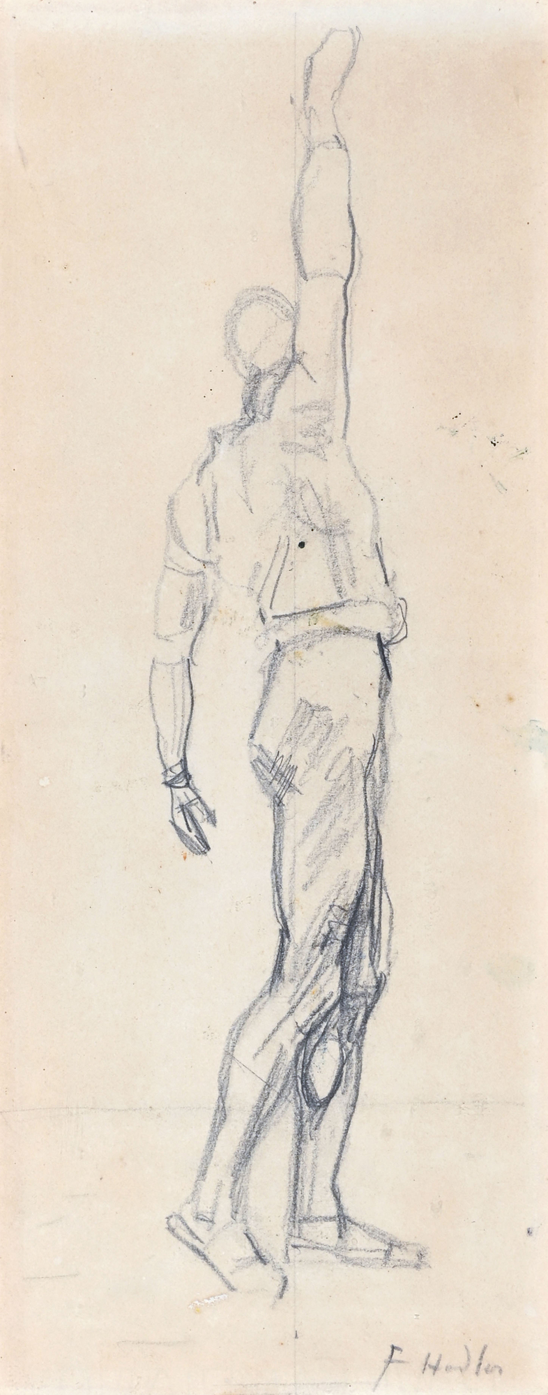 Ferdinand Hodler, Studie (Schwörender)