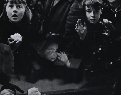 Watching Santa in Department Store Window