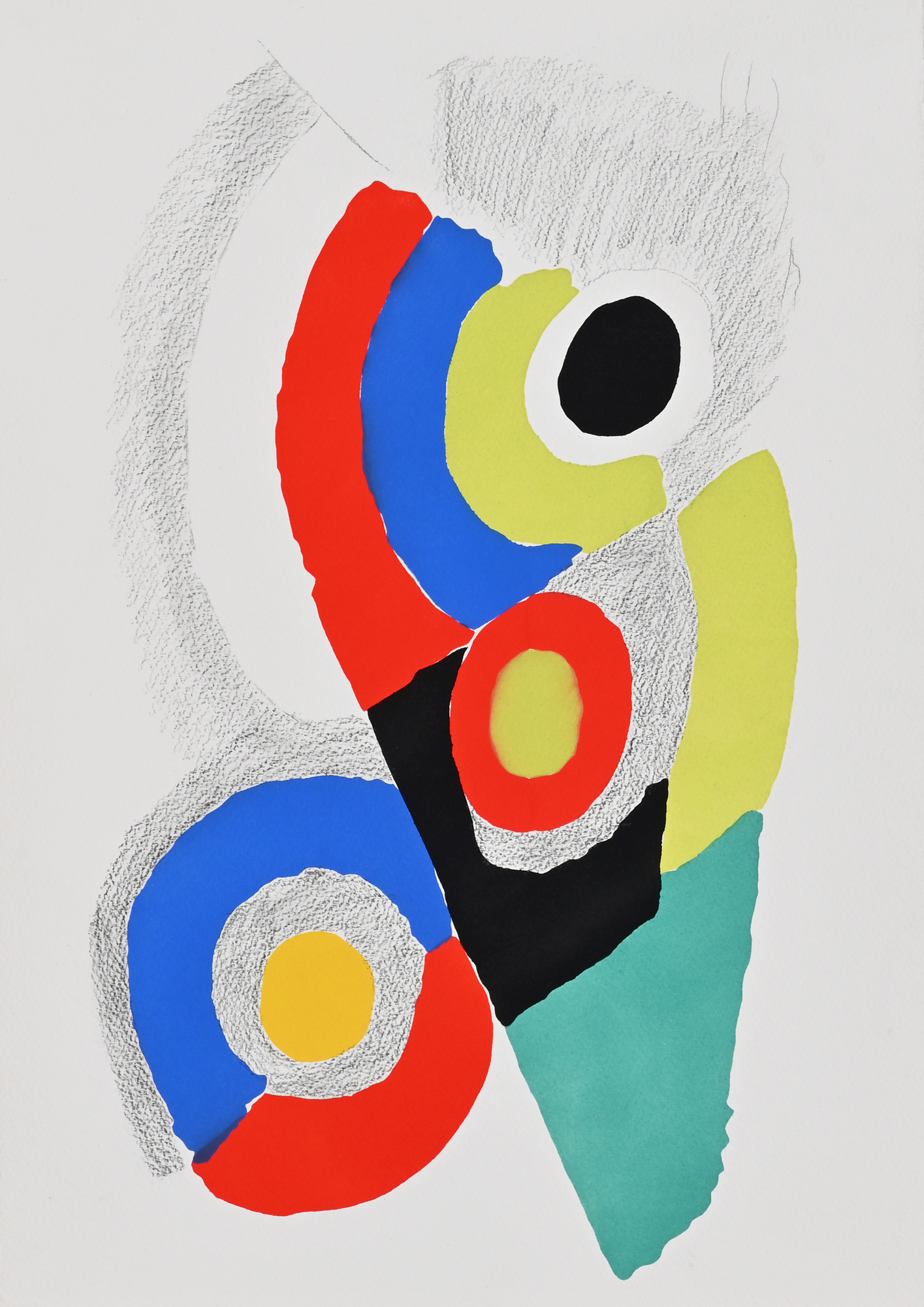 Sonia Delaunay, Blatt aus " Les Illuminations"