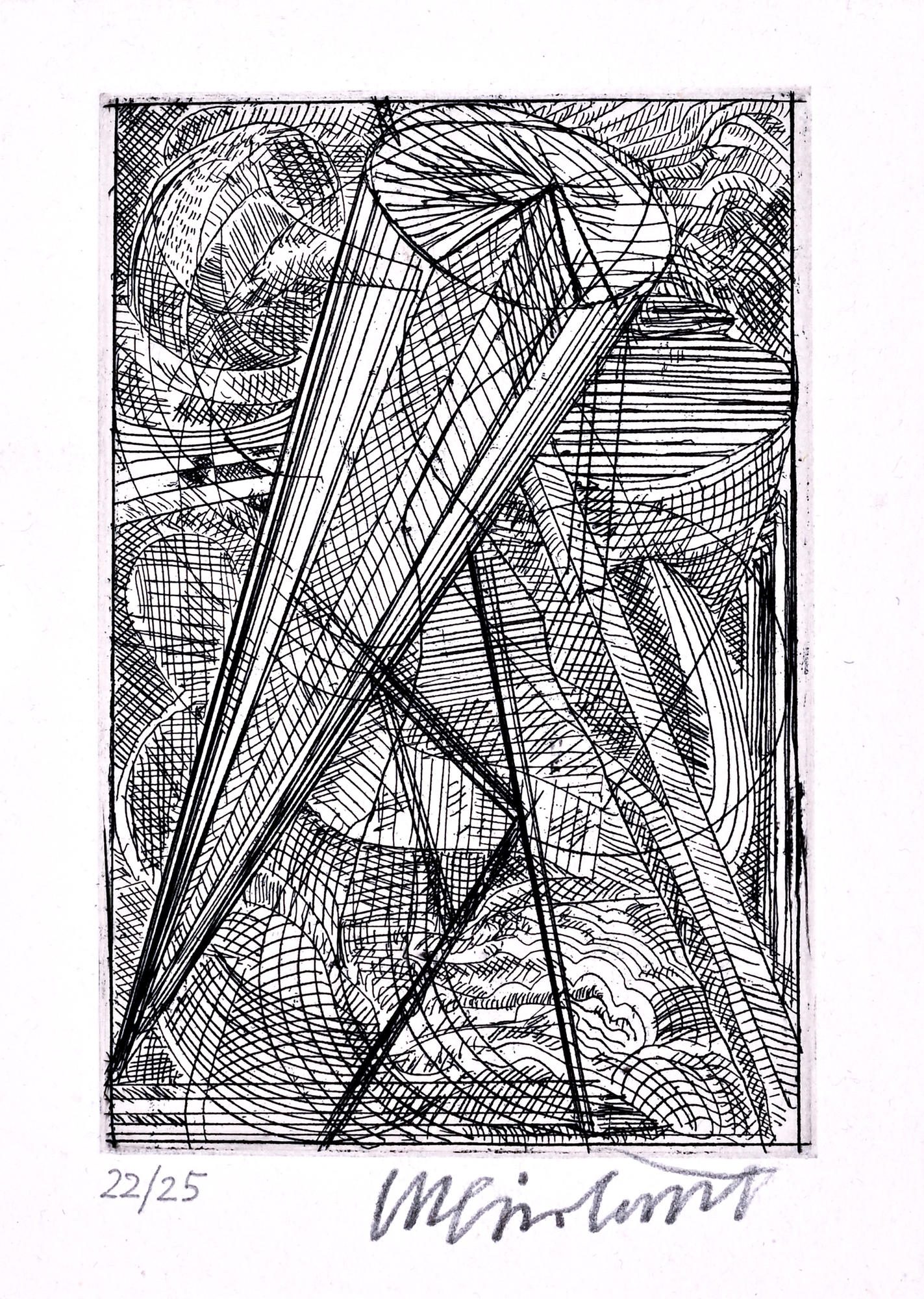 Bernhard Luginbühl, 6 Blätter: Ohne Titel