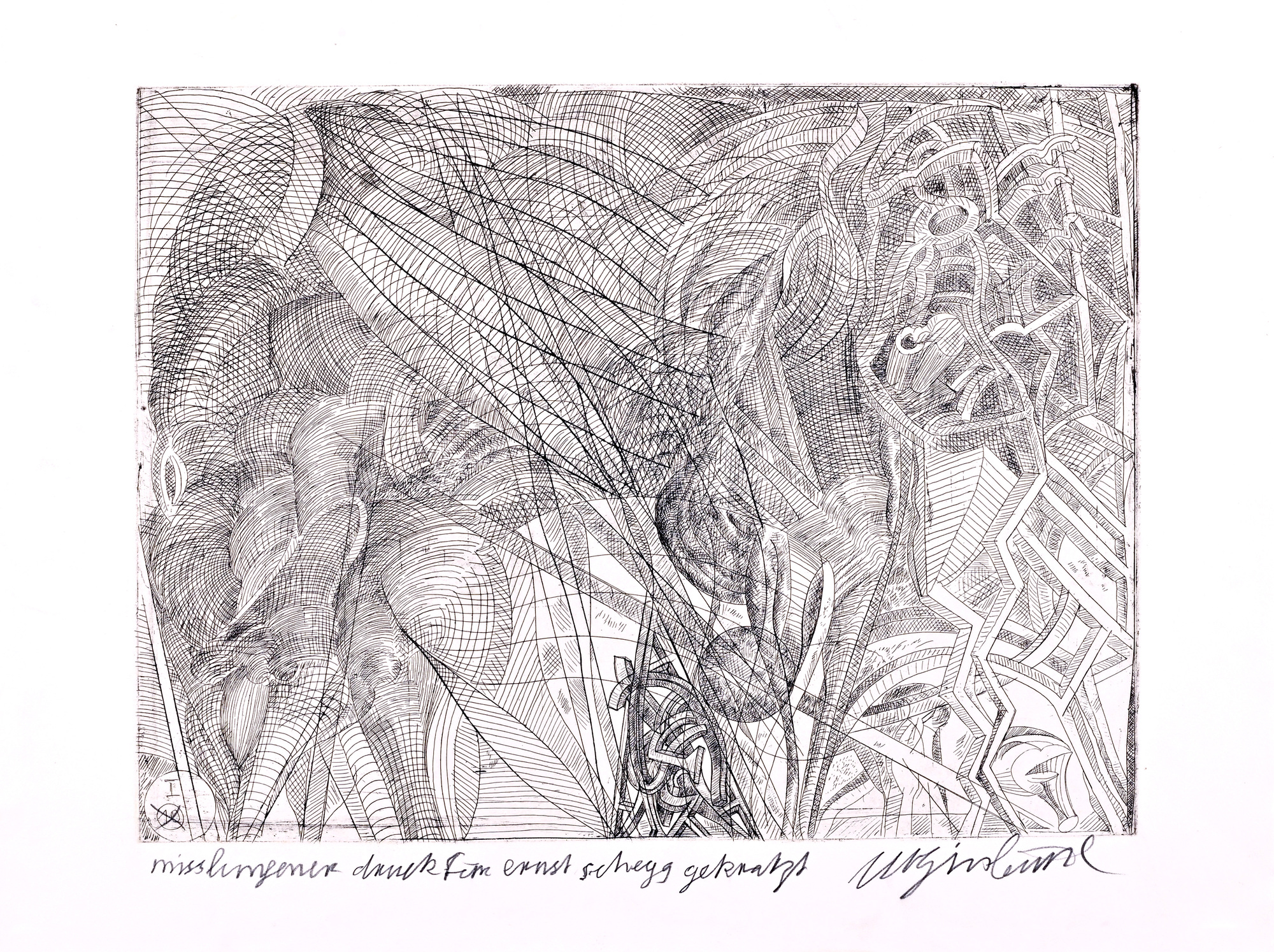 Bernhard Luginbühl, 6 Blätter: Ohne Titel