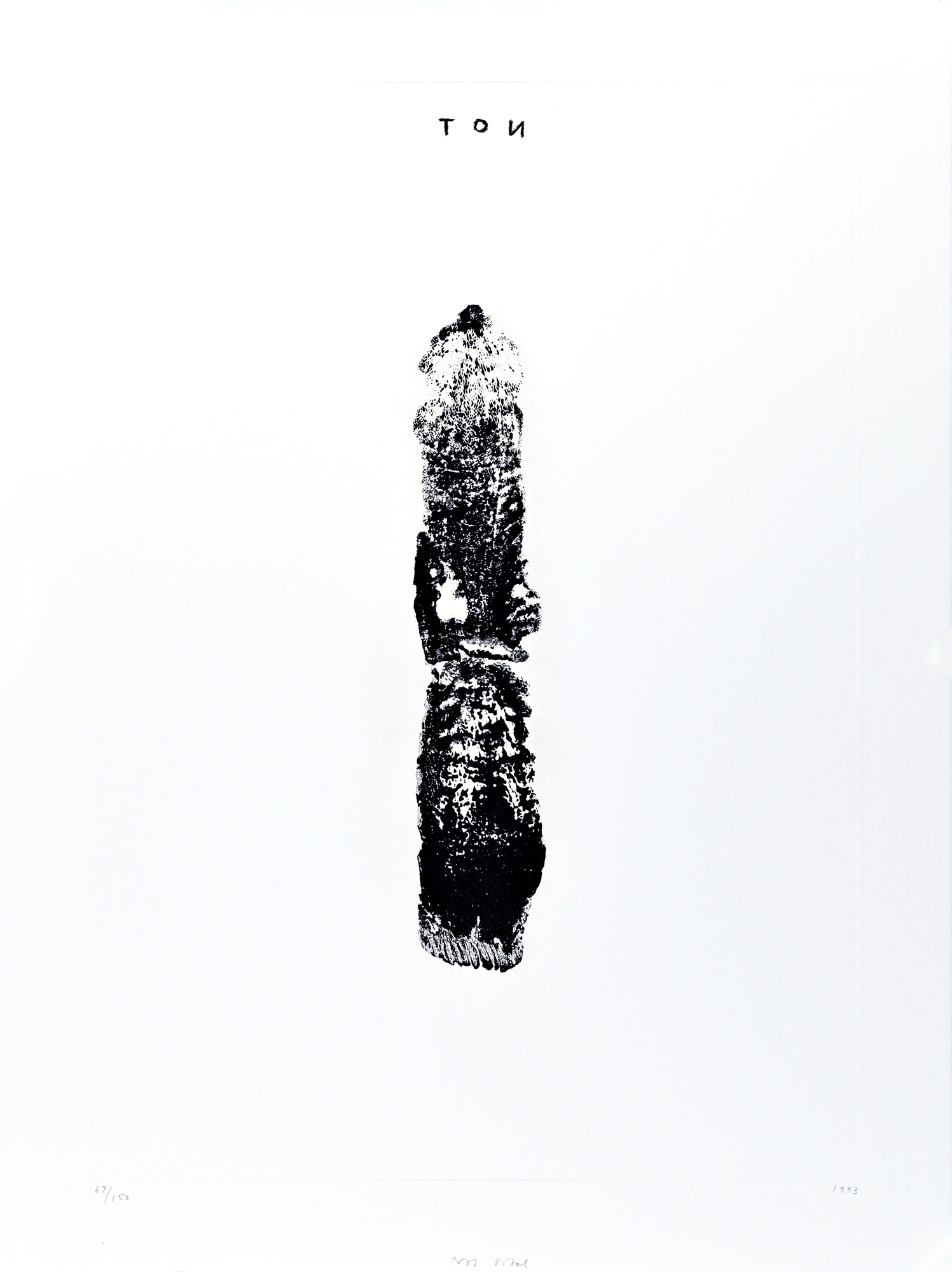 Not Vital, Zunge, aus "Künstler gegen die Folter"