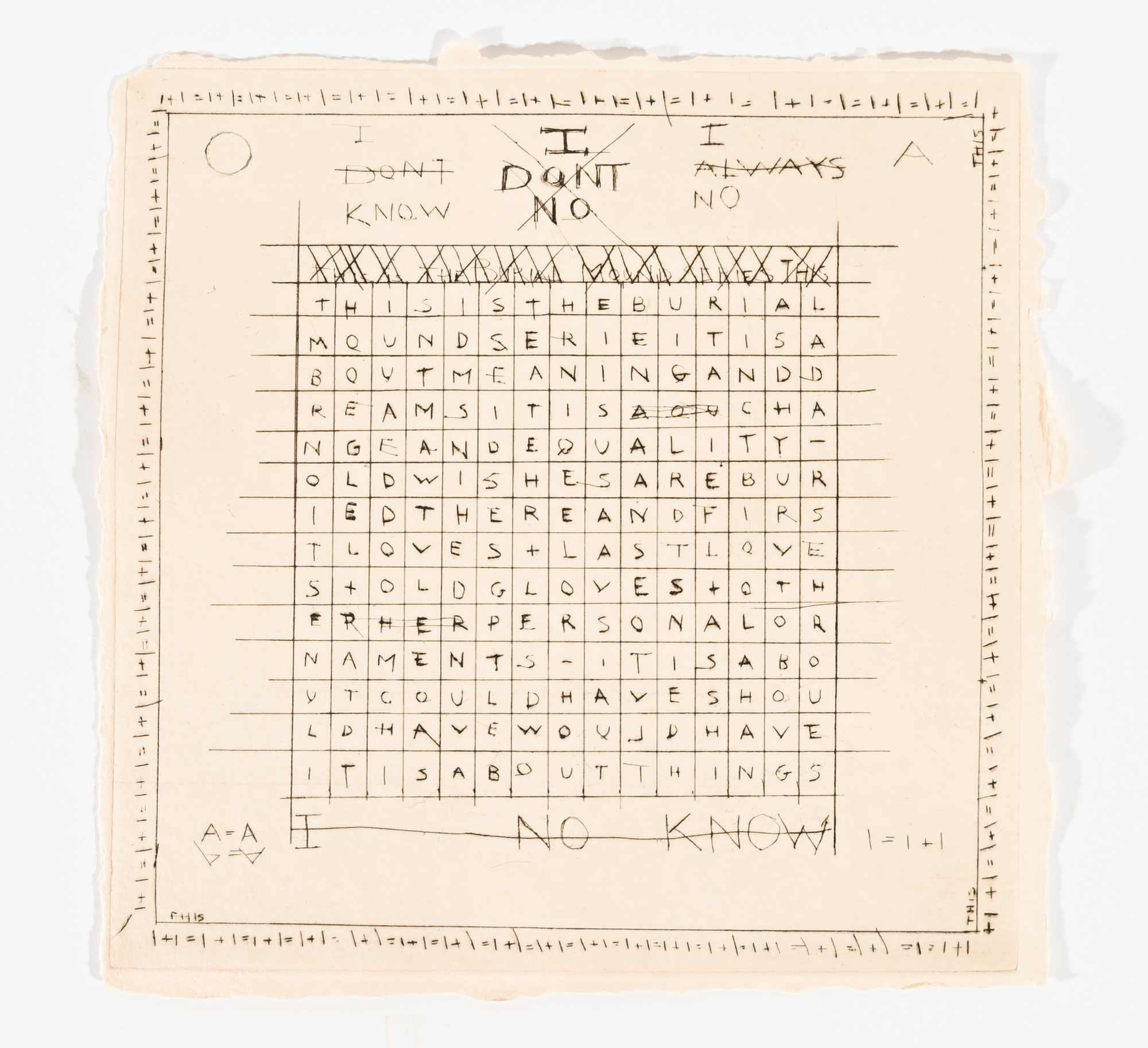 Pat Steir, Portfolio. Burial Mound