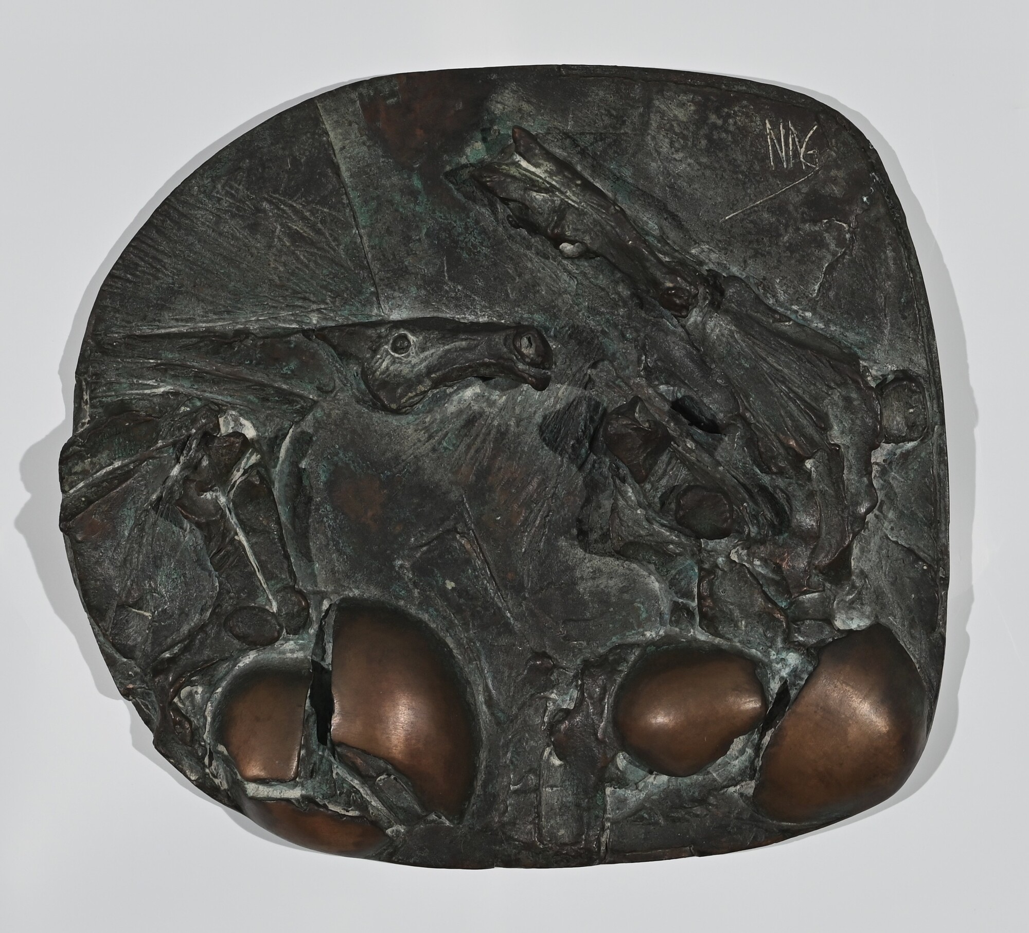 Nag Arnoldi, Relief mit Pferden