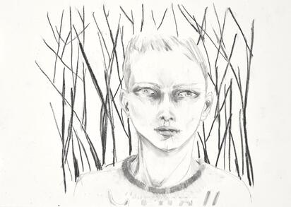 2 drawings: Untitled