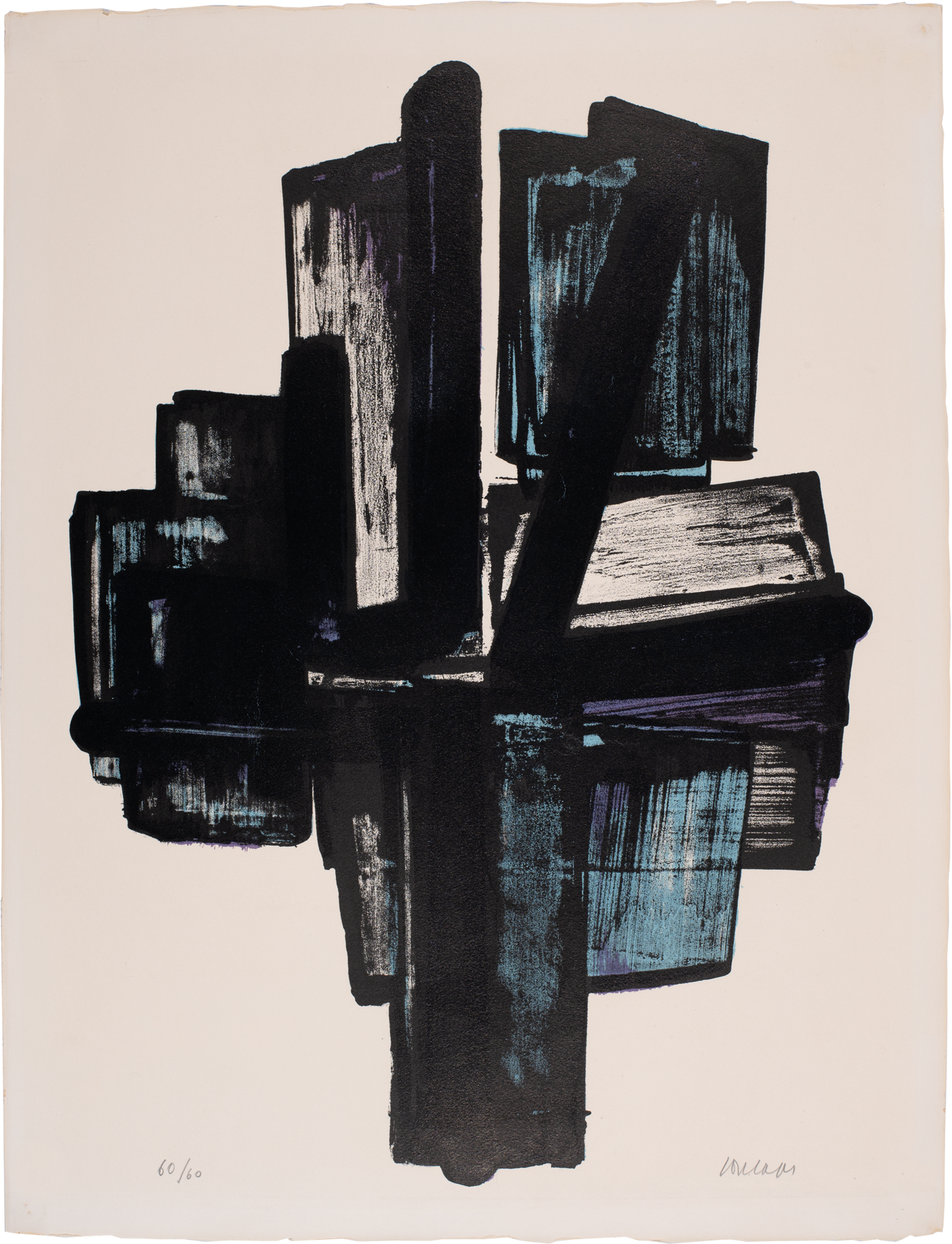Pierre Soulages, Lithographie No. 4