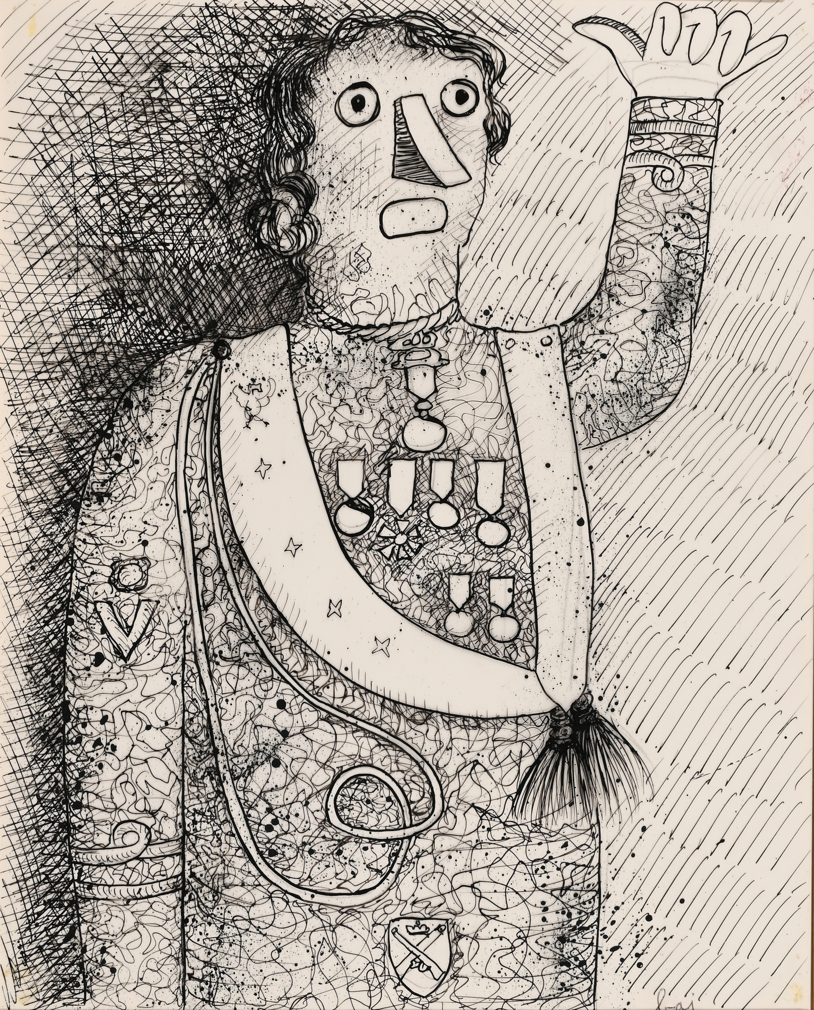 Enrico Baj, Generale, from "Il deserto dei tartari"
