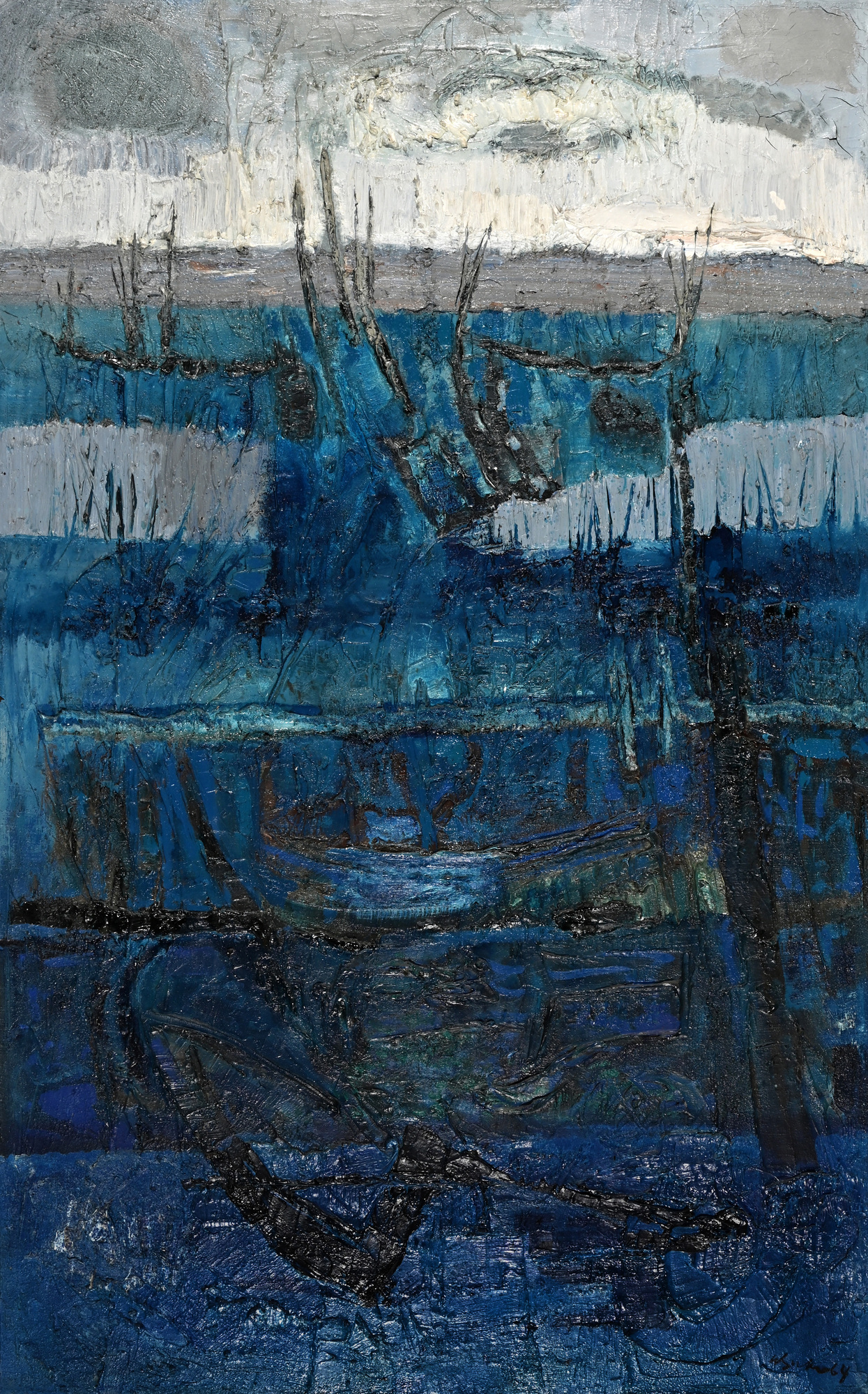 Willy Suter, L' étang bleu