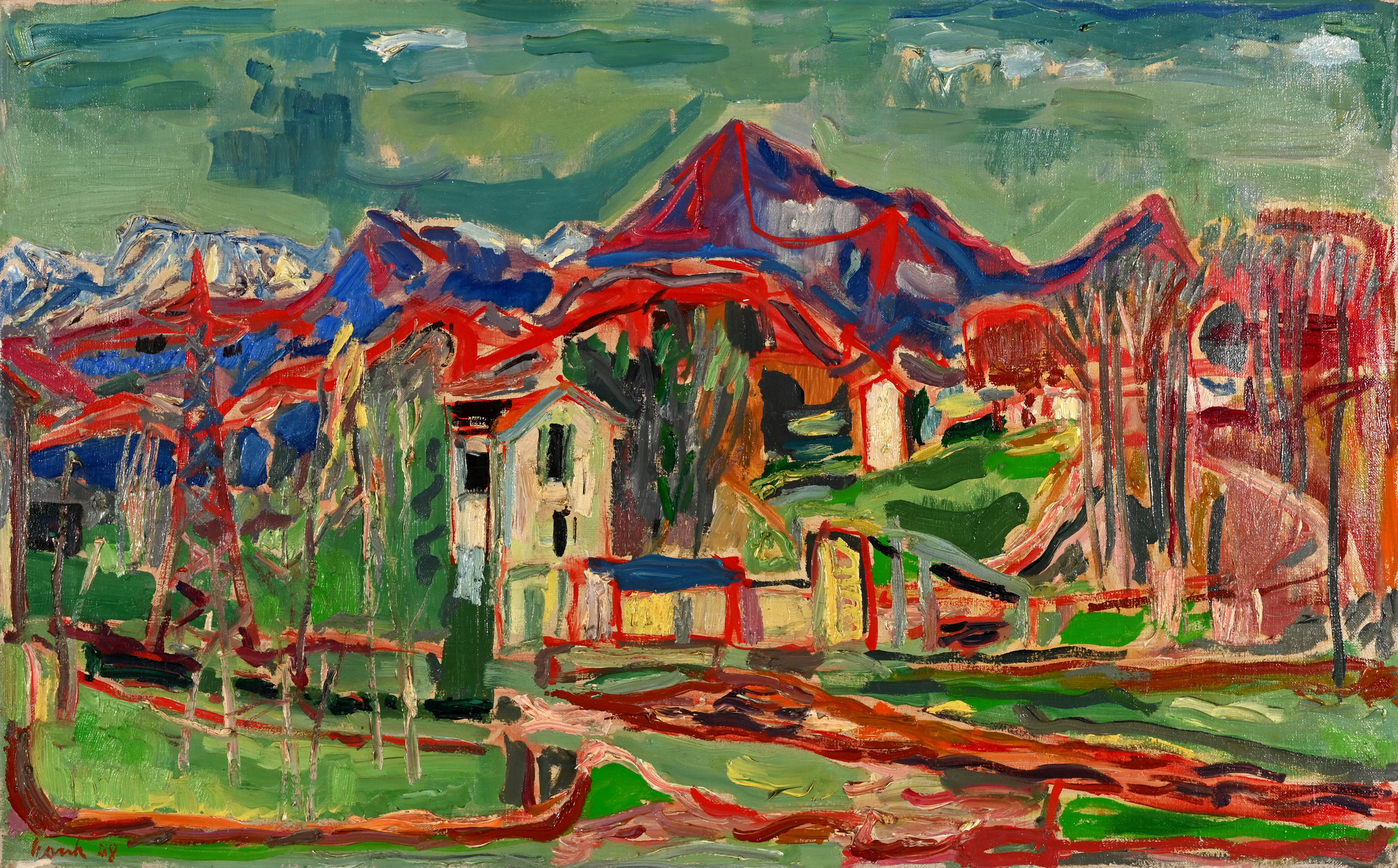 Karl Hosch, Landscape in Ticino