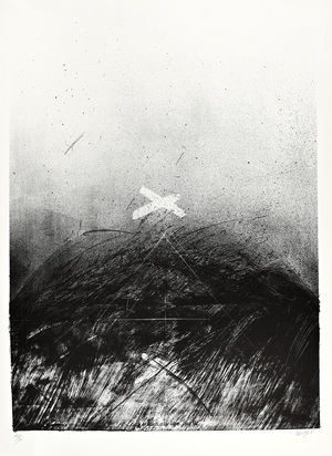 2 sheets: Composition with Cross, 1975; Composition with Triangle, 1970