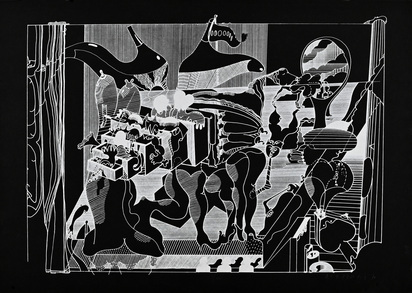 2 sheets: Torte in der Sonne, 1970; Kleines Theater, 1970