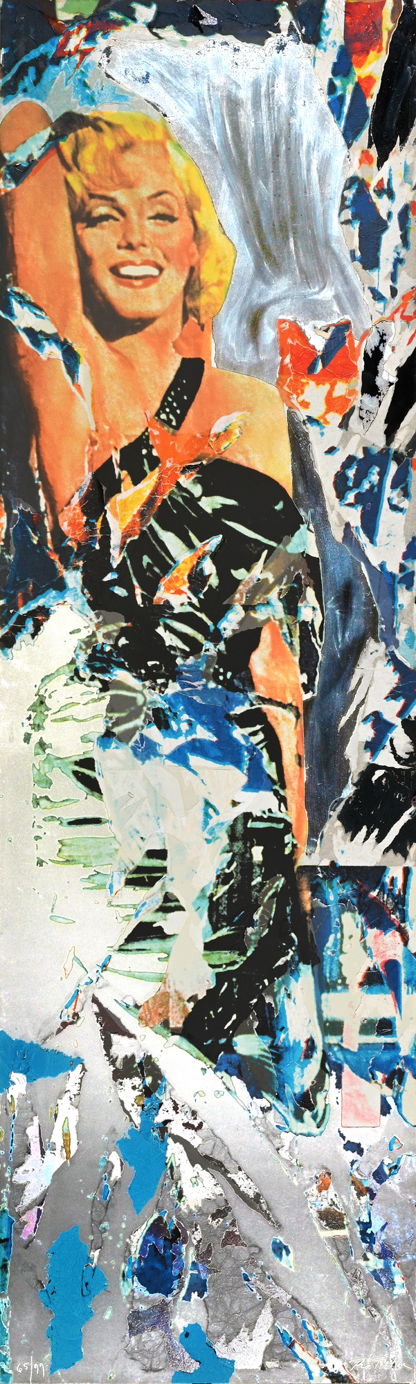Mimmo Rotella, Marilyn (Miroir d'artiste)