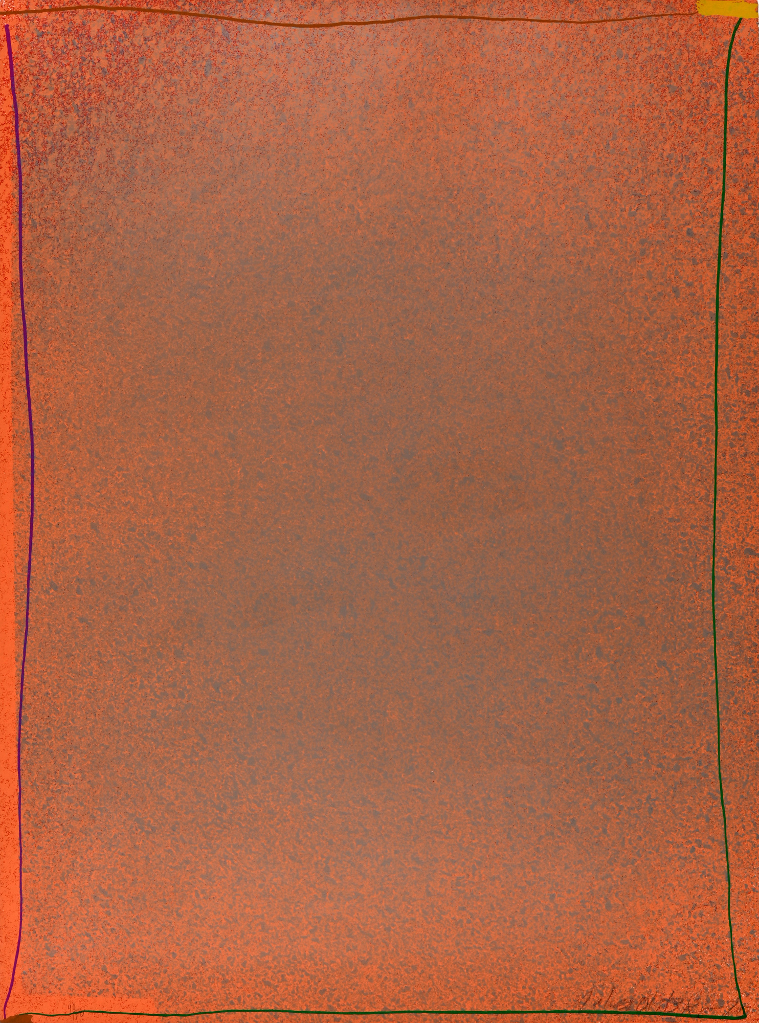 Jules Olitski, Blatt aus "Graphics Suite #1"