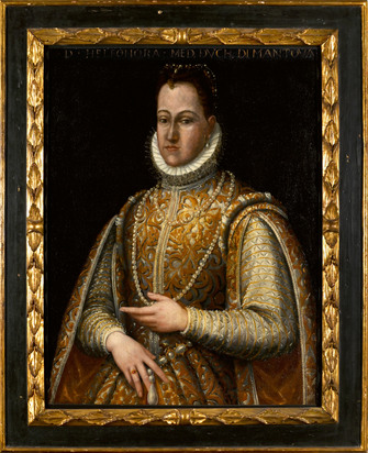 Half-length portrait of Eleonora de’ Medici Gonzaga