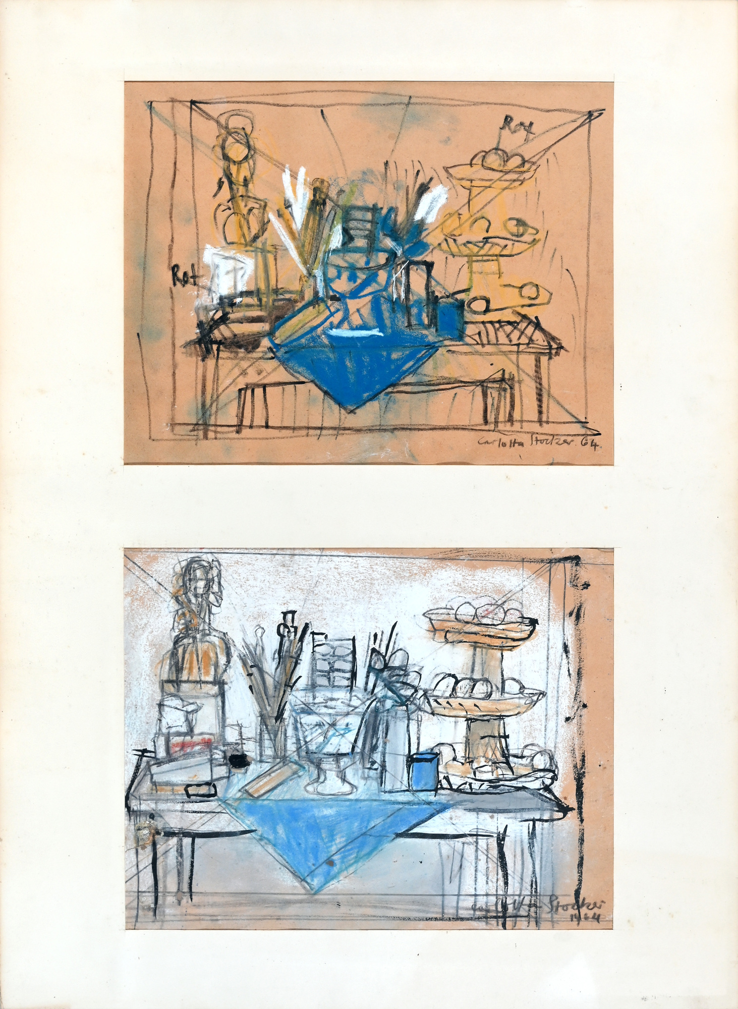 Carlotta Stocker, Two still lifes
