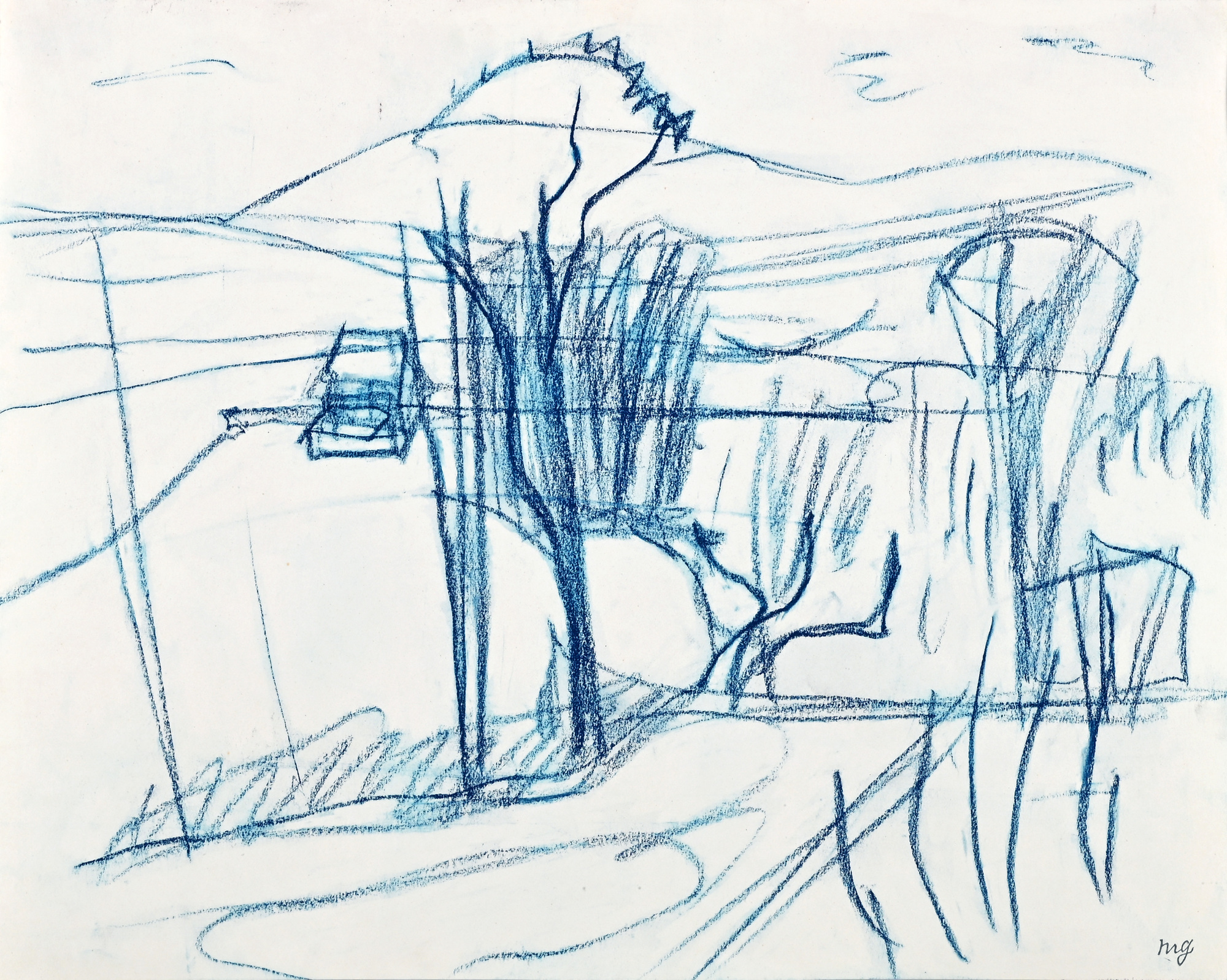Max Gubler, Landscape sketch